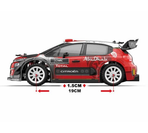 Радиоуправляемая машина для дрифта MJX Hyper Go 14303 Citroen C3 Brushless 4WD 2.4G LED 1/14 RTR