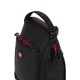 Термосумка для ланча SWISSGEAR, прорезиненный полиэстер 600D, черный/красный, 18x12x28 см, 4 л