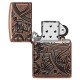 Зажигалка ZIPPO Armor™ с покрытием Antique Copper™, латунь/сталь, медная, матовая, 38x13x57 мм
