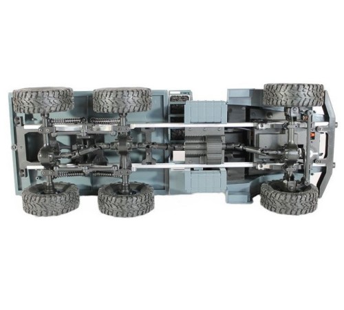 Радиоуправляемая машина MN MODEL военный грузовик (серый) 6WD 2.4G 1/16 RTR