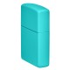 Зажигалка ZIPPO Classic с покрытием Flat Turquoise, латунь/сталь, бирюзовая, матовая, 38x13x57 мм