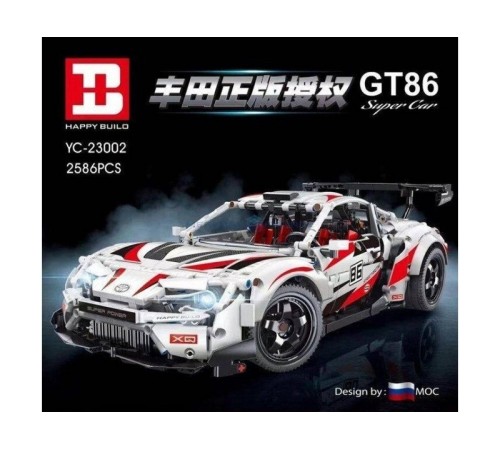 Конструктор RCM Super car GT86 (2586 деталей)