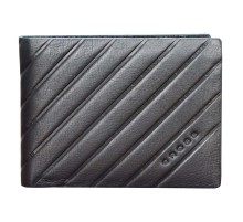 Кошелёк Cross Grabado, кожа наппа, фактурная, чёрный, 11 х 1 х 9 см