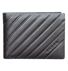 Кошелёк Cross Grabado, кожа наппа, фактурная, чёрный, 11 х 1 х 9 см