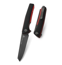 Нож Bestech Slyther сталь 14C28N, рукоять G10 черно-красная