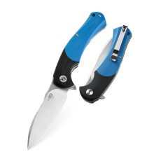 Нож Bestech Penguin сталь D2, рукоять G10 черно-синяя