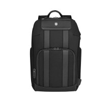 Рюкзак VICTORINOX Architecture Urban2 Deluxe Backpack 15”, черный, полиэстер/кожа, 31x23x46 см, 23 л