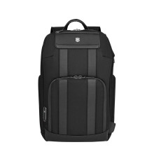 Рюкзак VICTORINOX Architecture Urban2 Deluxe Backpack 15”, черный, полиэстер/кожа, 31x23x46 см, 23 л