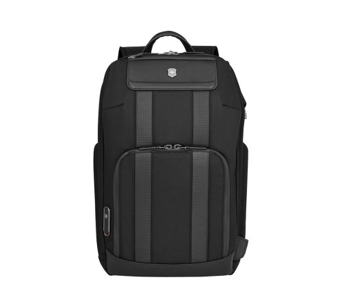 Рюкзак VICTORINOX Architecture Urban2 Deluxe Backpack 15”, черный, полиэстер/кожа, 31x23x46 см, 23 л