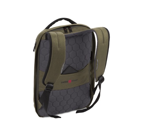 Рюкзак-антивор SWISSGEAR 15'', хаки, Heather 600D, 31 x 16 x 47 см, 23 л
