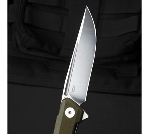Нож Bestechman Dundee сталь D2, рукоять G10 зеленая