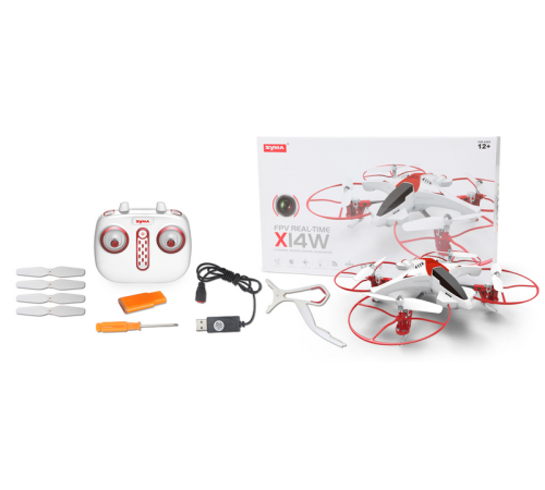 Р/У квадрокоптер Syma X14WPRO с FPV трансляцией Wi-Fi, камера 2Мп, 2.4G RTF