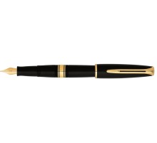 Перьевая ручка Waterman Charlestone Ebony Black  GT. Перо - золото 18К, детали дизайна: позолота 23К
