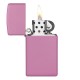 Зажигалка ZIPPO Slim® с покрытием Pink Matte, латунь/сталь, розовая, матовая, 29x10x60 мм