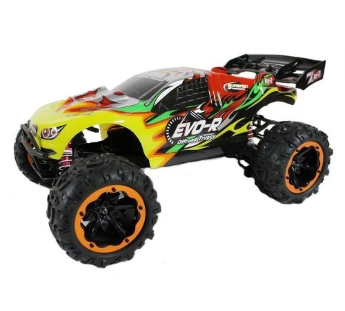 Радиоуправляемая трагги Remo Hobby EVO-R Brushless UPGRADE (красная) 4WD 2.4G 1/8 RTR