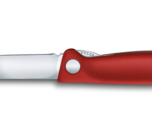 Нож для овощей VICTORINOX SwissClassic, складной, 11 см, красный