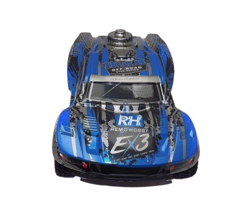 Радиоуправляемый шорт-корс Remo Hobby EX3 Brushless (синий) 4WD 2.4G 1/10 RTR