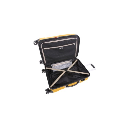 Чемодан SWISSGEAR ADAMS, желтый, АБС-пластик, 46 x 27 x 67 см, 64 л