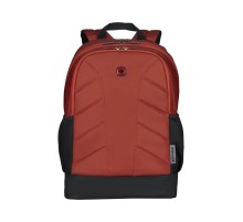 Рюкзак WENGER Quadma 16'', кирпичный/черный, полиэстер, 33x17x43 см, 22 л