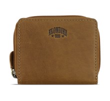 Бумажник KLONDIKE RUSH «Dana», натуральная кожа в коньячном цвете, 11 х 9 х 2,5 см