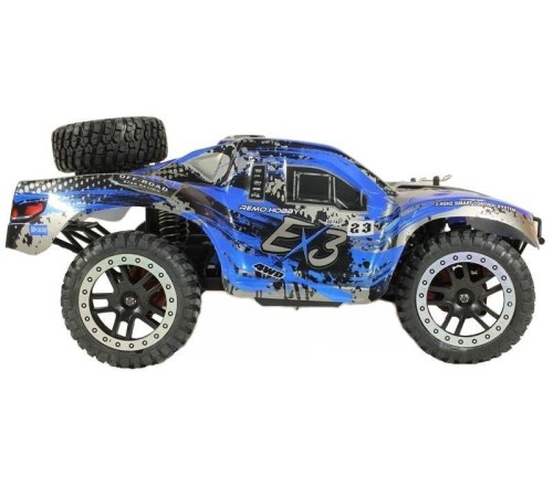Радиоуправляемый шорт-корс Remo Hobby EX3 Brushless UPGRADE (синий) 4WD 2.4G 1/10 RTR