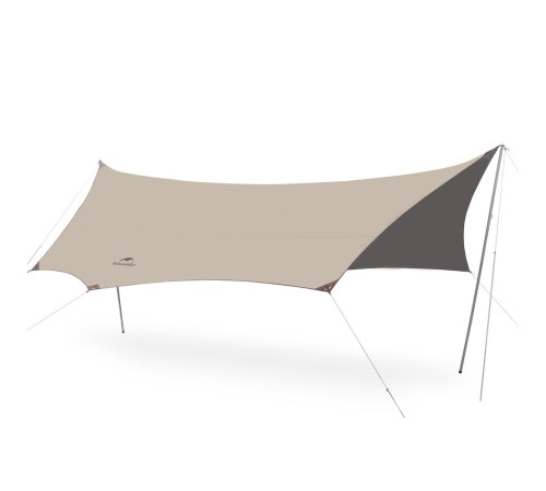Тент Naturehike Yunxiao Canopy C2350WS010, 150D, 680*575 см для кемпинга, серый (с двумя стойками), 6976507661522