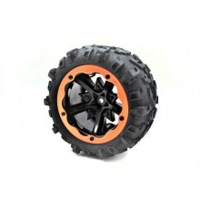 Колесо в сборе для Remo Hobby RH8035/36 (левое красное), 1шт.