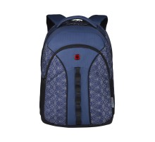 Рюкзак WENGER Sun 16'', синий со светоотражающим принтом, полиэстер, 35x27x47 см, 27 л