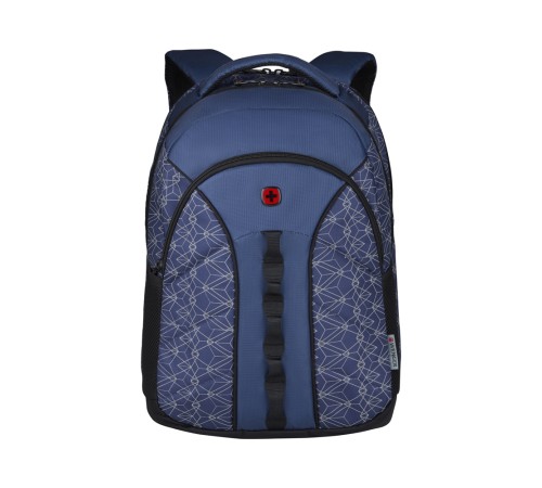 Рюкзак WENGER Sun 16'', синий со светоотражающим принтом, полиэстер, 35x27x47 см, 27 л