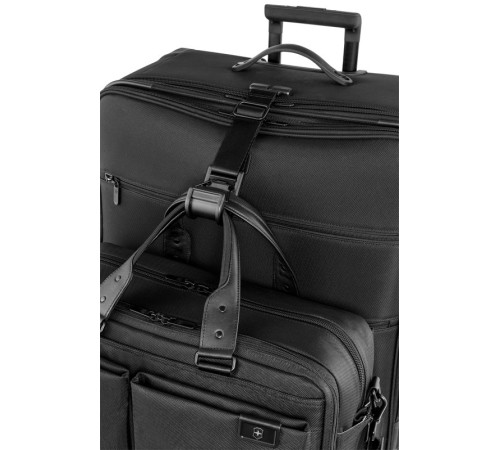 Чемодан VICTORINOX Lexicon 1.0, чёрный, баллистический нейлон TourMax, 36x23x56 см, 45 л