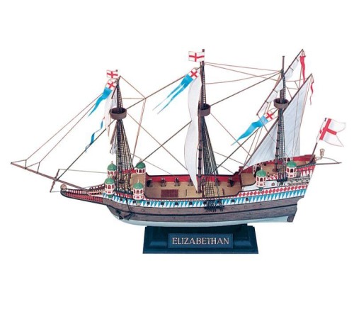 Сборная модель ZVEZDA Галеон «Элизабет» Эскадры Френсиса Дрейка 1588 г., 1/200