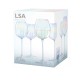 Набор из 4 бокалов для белого вина Lsa International Pearl 325 мл