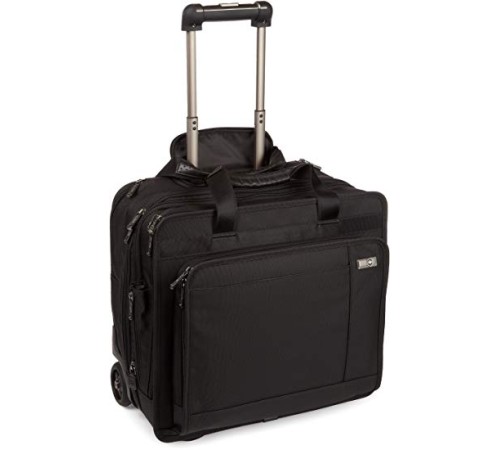 Мобильный офис VICTORINOX Rolling Parliament 17'', чёрный, нейлон/кожа, 43x26x36 см, 20 л