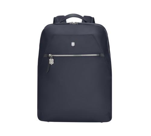 Рюкзак VICTORINOX Victoria Signature Compact Backpack, синий, нейлон/кожа, 30x16x38 см