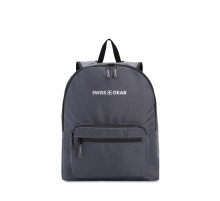 Рюкзак SWISSGEAR складной, серый, полиэстер, 33,5х15,5x40 см, 21 л