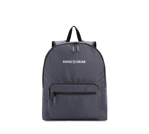 Рюкзак SWISSGEAR складной, серый, полиэстер, 33,5х15,5x40 см, 21 л