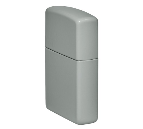 Зажигалка ZIPPO Classic с покрытием Flat Grey, латунь/сталь, серая, матовая, 38x13x57 мм