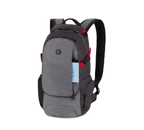 Рюкзак SWISSGEAR, серый, полиэстер, 24 х 15,5 х 46 см, 15,5 л