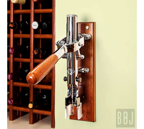 Штопор настенный для вина Boj Traditional Wall Corkscrew Chrome Plated