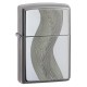 Зажигалка ZIPPO Classic с покрытием Black Ice ®, латунь/сталь, чёрная, глянцевая, 36x12x56 мм