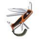 Нож перочинный VICTORINOX RangerGrip 55 SE 2019, 130 мм, 13 фнк, с фиксатором, оранжевый с чёрным
