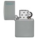 Зажигалка ZIPPO Classic с покрытием Flat Grey, латунь/сталь, серая, матовая, 38x13x57 мм