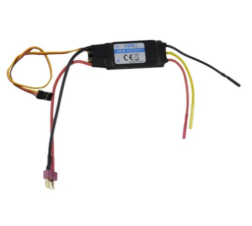 Регулятор скорости бесколлекторный 40A для планера Top RC Lightning V2
