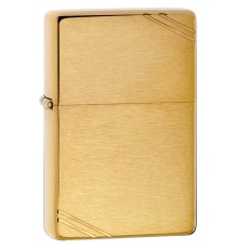 Зажигалка ZIPPO 1937 Vintage™ с покрытием Brushed Brass, латунь/сталь, золотистая, 38x13x57 мм