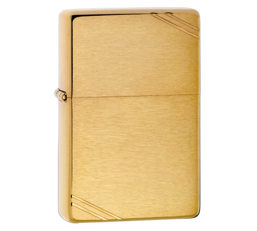 Зажигалка ZIPPO 1937 Vintage™ с покрытием Brushed Brass, латунь/сталь, золотистая, 38x13x57 мм