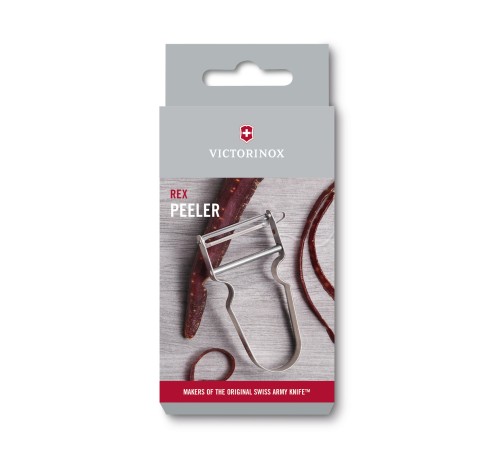 Овощечистка VICTORINOX REX, поворотное лезвие из нержавеющей стали, серебристая