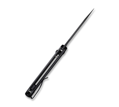 Складной нож CIVIVI Button Lock Elementum 14C28N Steel Black Stonewashed Handle G10 Black
