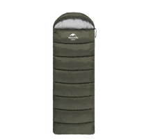 Спальный мешок Naturehike U Series Двойной хлопок осень-зима Green U350S, молния слева, 6927595764329L