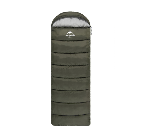 Спальный мешок Naturehike U Series Двойной хлопок осень-зима Green U350 молния слева, 6927595767238GL