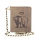 Бумажник KLONDIKE «Wayne Bear», натуральная кожа в коричневом цвете, 10,5 х 12,5 см